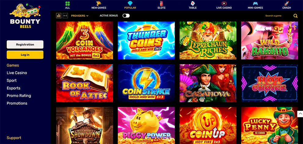 Bounty Reels Casino
