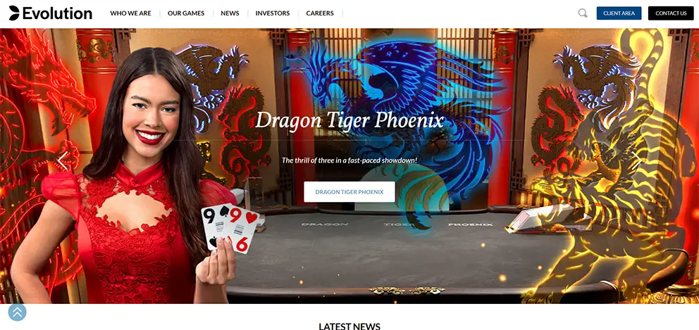 Evolution Gaming live casino