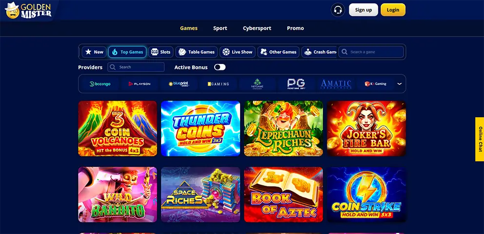 Golden Mister New Casino UK