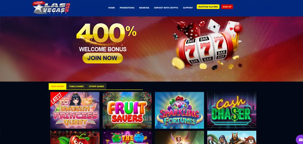 Las Vegas USA Casino Homepage