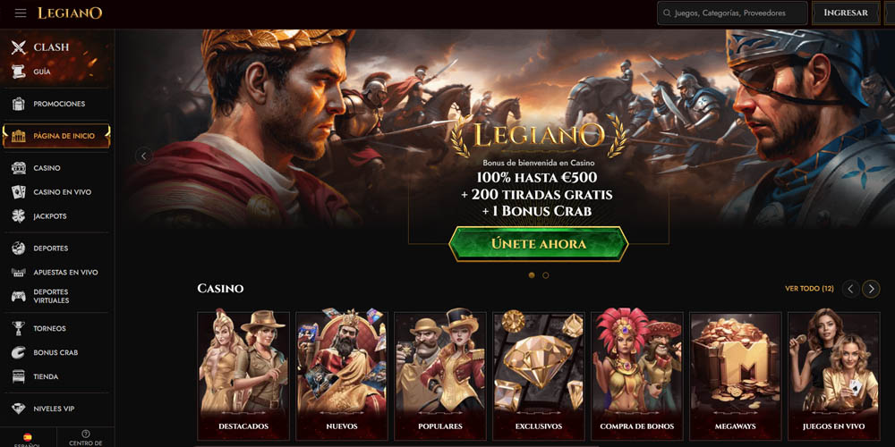 Legiano Casino móvil