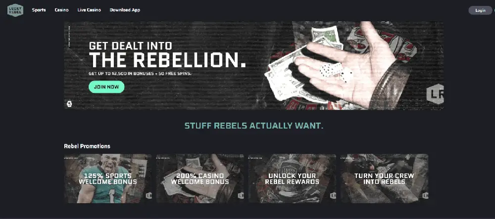 Lucky Rebel Casino deals