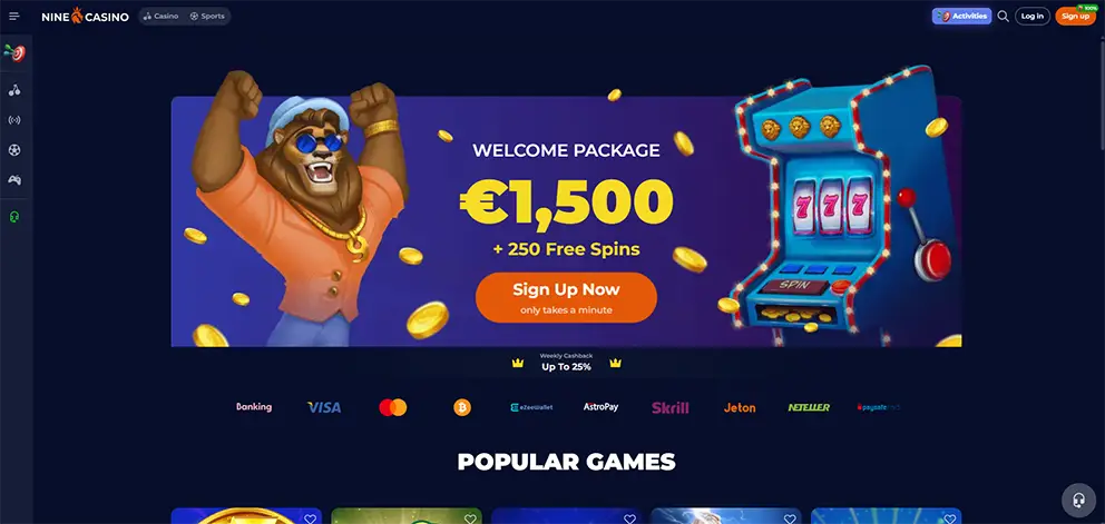 Nine Casino online
