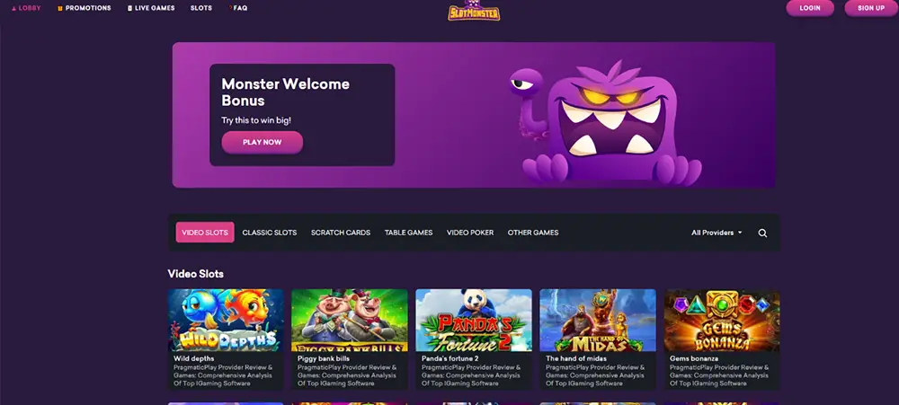SlotMonster online casino
