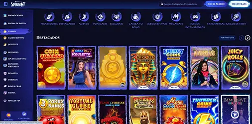 Spinight casino juegos