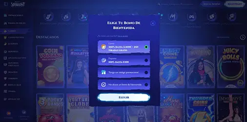 Spinight casino online inscripción