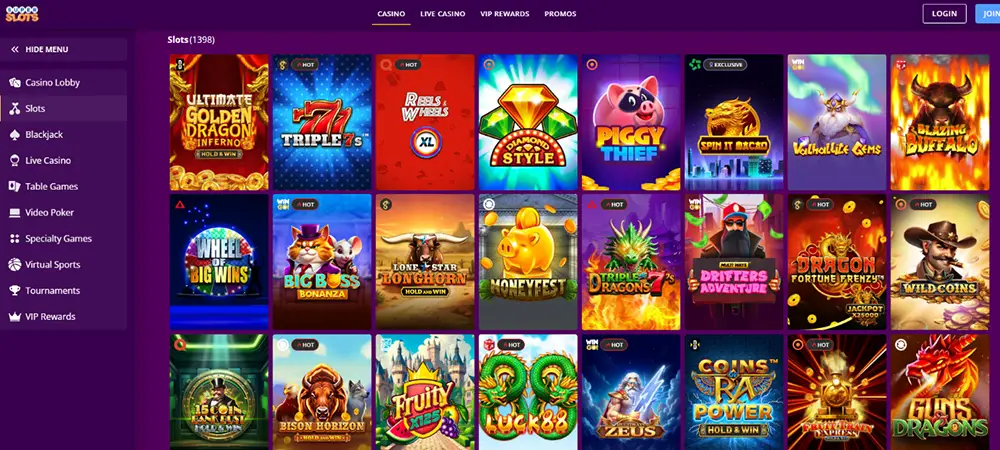 Super Slots online slot games