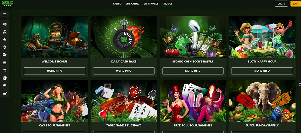 Wild Casino promo